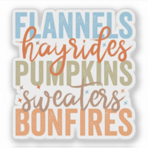 Pegatina Fun Fall Vibes