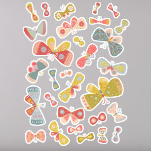 Pegatina Fun Pastel Butterflies