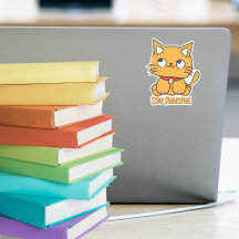Funda para portátil de dibujos animados de gato di