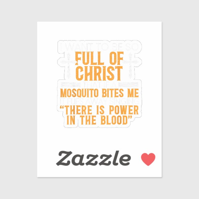 Pegatina Fundador Religioso Cristiano De Dios Fiel (Hoja)