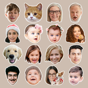 Pegatina Funny 16 fotos Personalizado-Pegatina de vinilo de