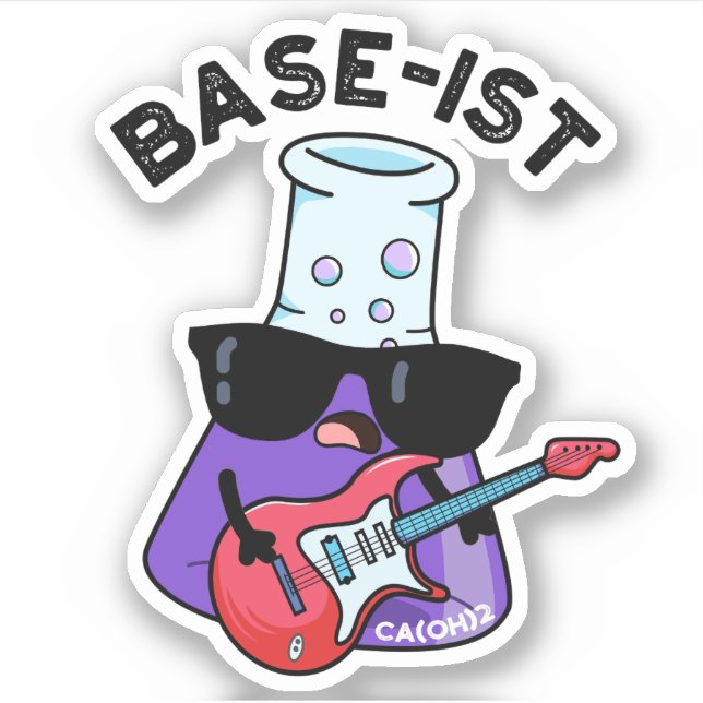 Pegatina Funny Chemistry Pun (Anverso)