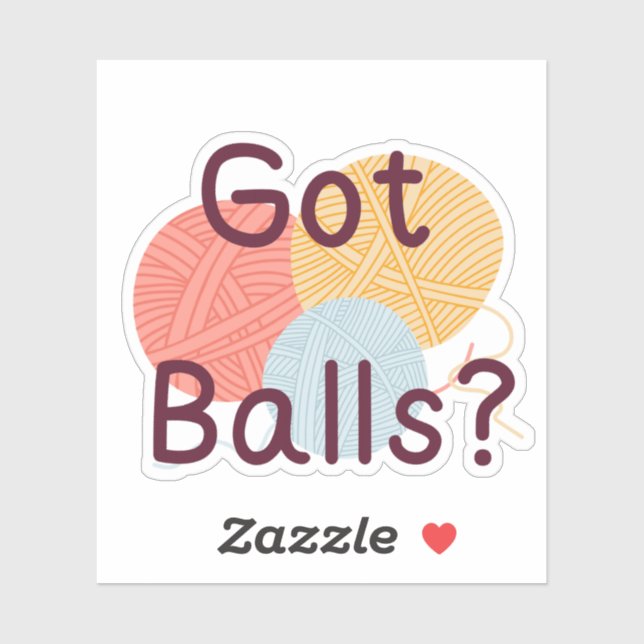 Pegatina Funny Crochet (Hoja)