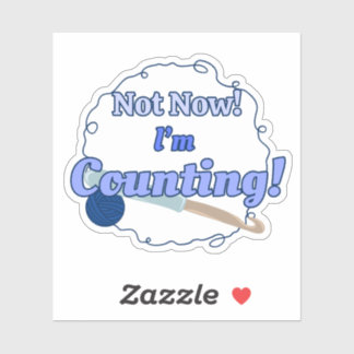 Pegatina Funny Crochet