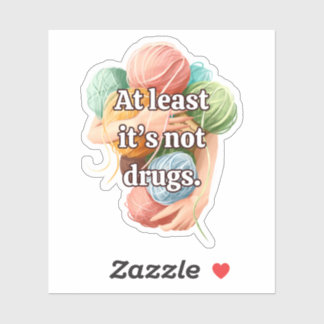 Pegatina Funny Crochet