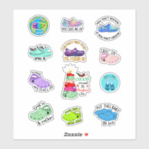 Funny crocs cita stickerspack