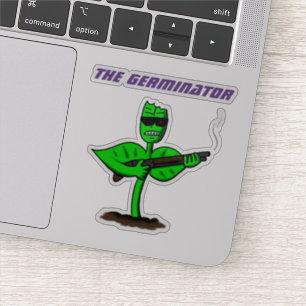 Pegatina Funny cyborg germinator personalizado