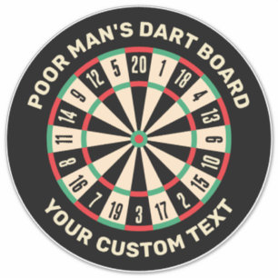 Pegatina Funny Dart Board