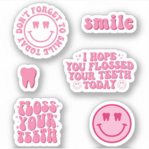 Pegatina Funny Dental Hygienist Pack