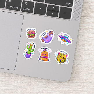 Pegatina Funny drawing sticker set