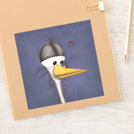 Pegatina Funny Egret Personalizado