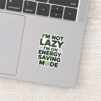 Pegatina Funny Energy Saving Mode Decal