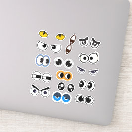 Pegatina Funny Eyes Expression Googly Eyes Sticker Set