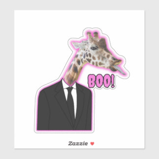 Pegatina Funny Giraffe