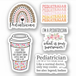 Pegatina Funny Pediatra Pack