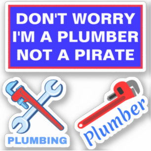 Pegatina Funny Plumbing Saying
