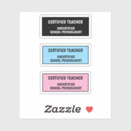 Pegatina Funny School Teacher Life 