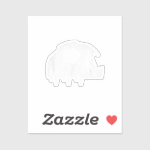 Pegatina Funny Soccer Heartbeat Soccer Player