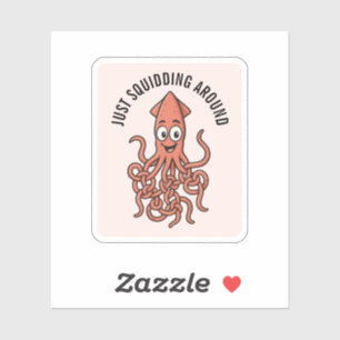 Pegatina Funny Squid