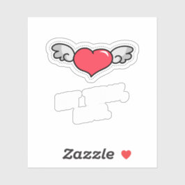 Pegatina Funny Valentine Quote Single Life Cartoon