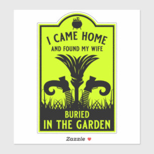 Pegatina Funny Witch Wife