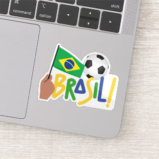 Pegatina Fútbol Brasileño