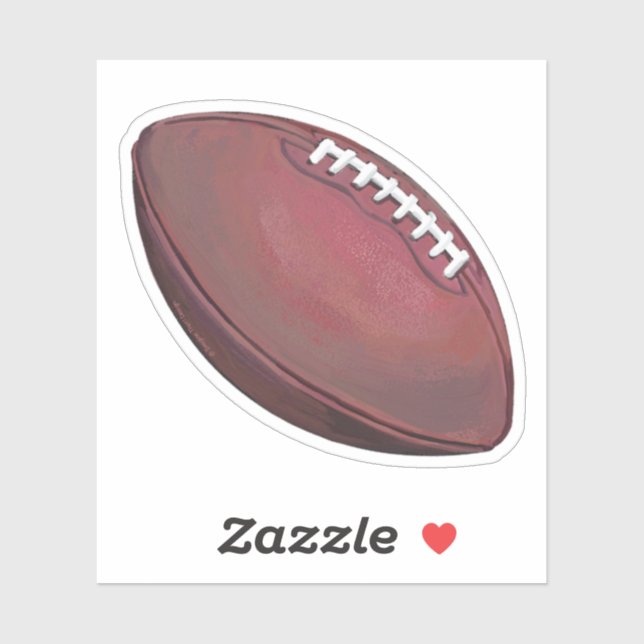 Pegatina Fútbol Pintado Realista (Hoja)