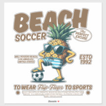 Fútbol Playa y chanclas