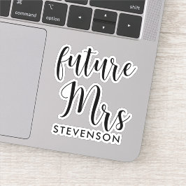 Pegatina Futura Sra personalizada