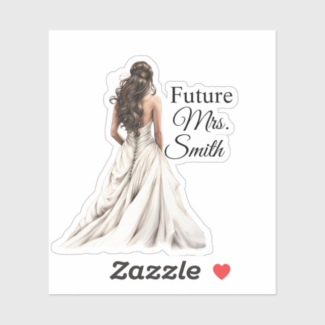 Pegatina Future Mrs. Bride Sticker (Hoja)