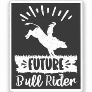 Pegatina Futuro Bull Riding Rodeo Regalos Ideas