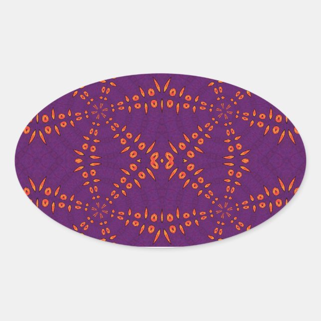 Pegatina Fyre Trybe Oval (Anverso)