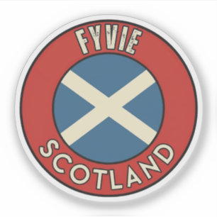 Pegatina Fyvie, Escocia