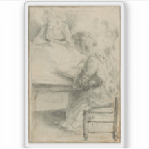 Gabriel J. de St-Aubin: Tres jóvenes dibujando