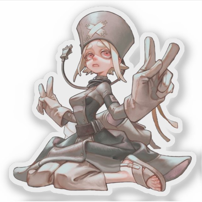 Pegatina Gachiakita Eisha Sticker (Anverso)