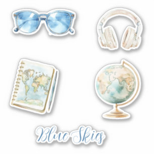 Pegatina Gafas de sol Blue Skies