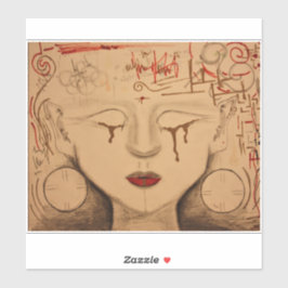 Pegatina Gaia. desmontar