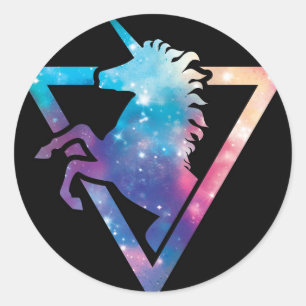 Pegatina Galaxy de Unicorn