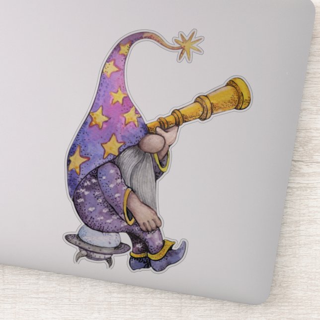 Pegatina Galaxy Gnome (Detalle)