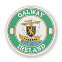 Galway Ireland Circle Emblem