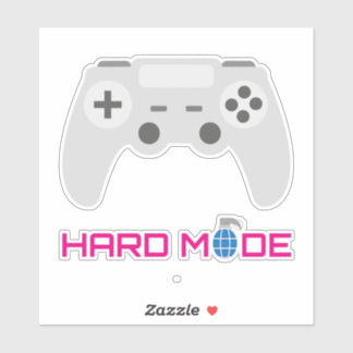 Pegatina Gaming Controller Hard Mode