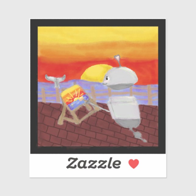 Pegatina Ganador del Concurso de Creatividad de Verano 2025 (Hoja)