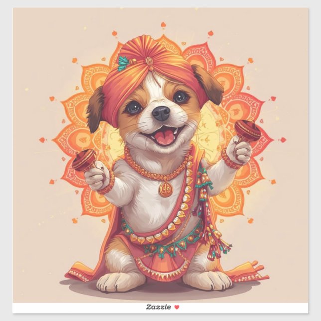 Pegatina Garba Guardian (Hoja)