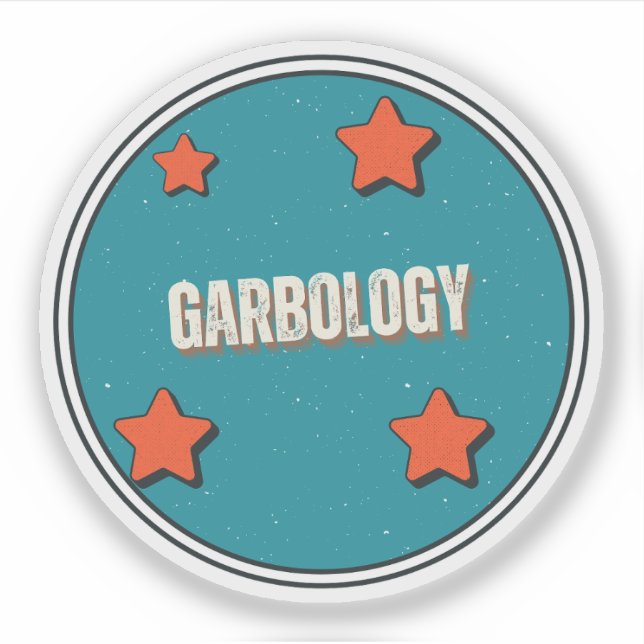 Pegatina Garbología (Anverso)