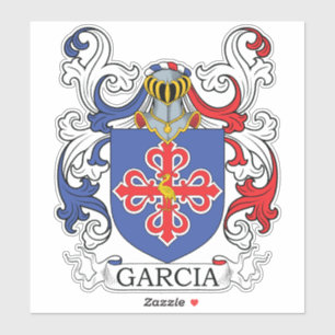 Pegatina Garcia Family Crest