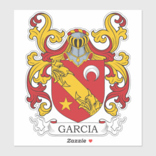 Pegatina Garcia Family Crest