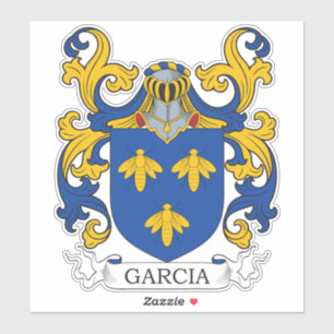 Pegatina Garcia Family Crest