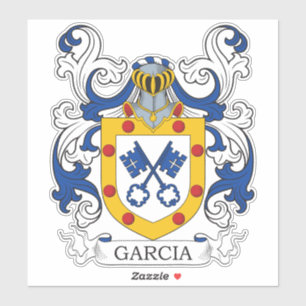Pegatina Garcia Family Crest