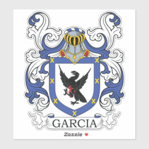 Pegatina Garcia Family Crest