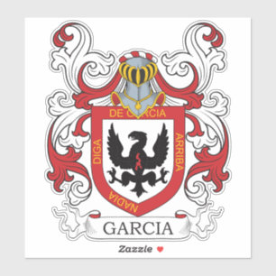 Pegatina Garcia Family Crest